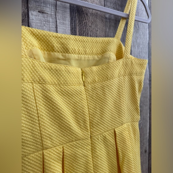 Ann Taylor Loft Strappy Yellow Sun Dress - Picture 3 of 6